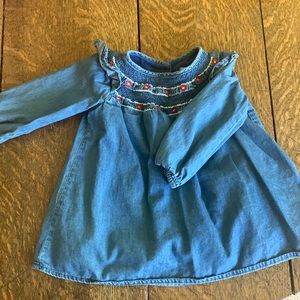 Baby Gap girls denim dress